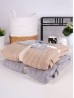 Premium Cable Knitted Soft Blanket Premium Cable Knitted Soft Blanket